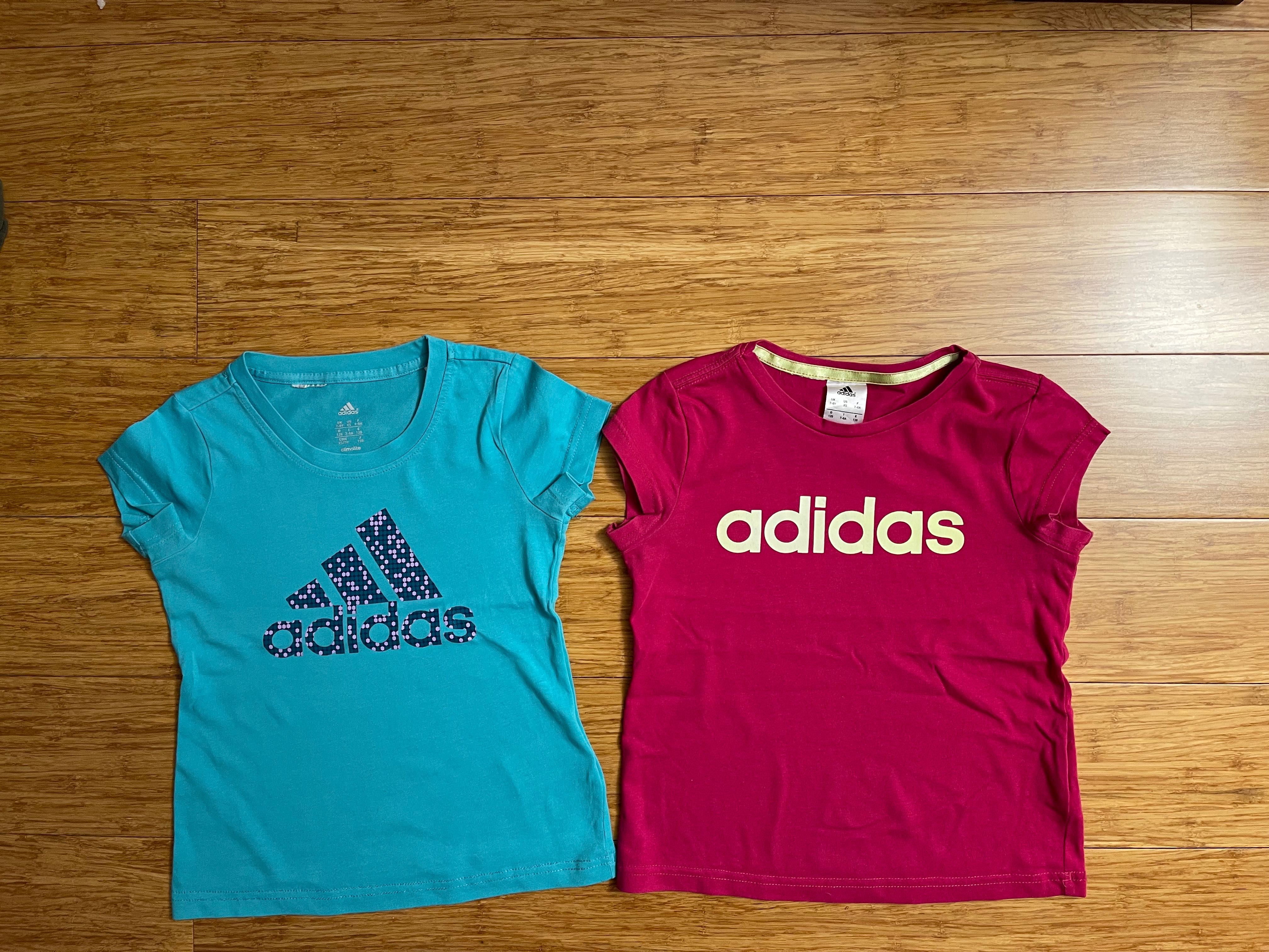 Bluzeczki dziewczęce Adidas r. 128