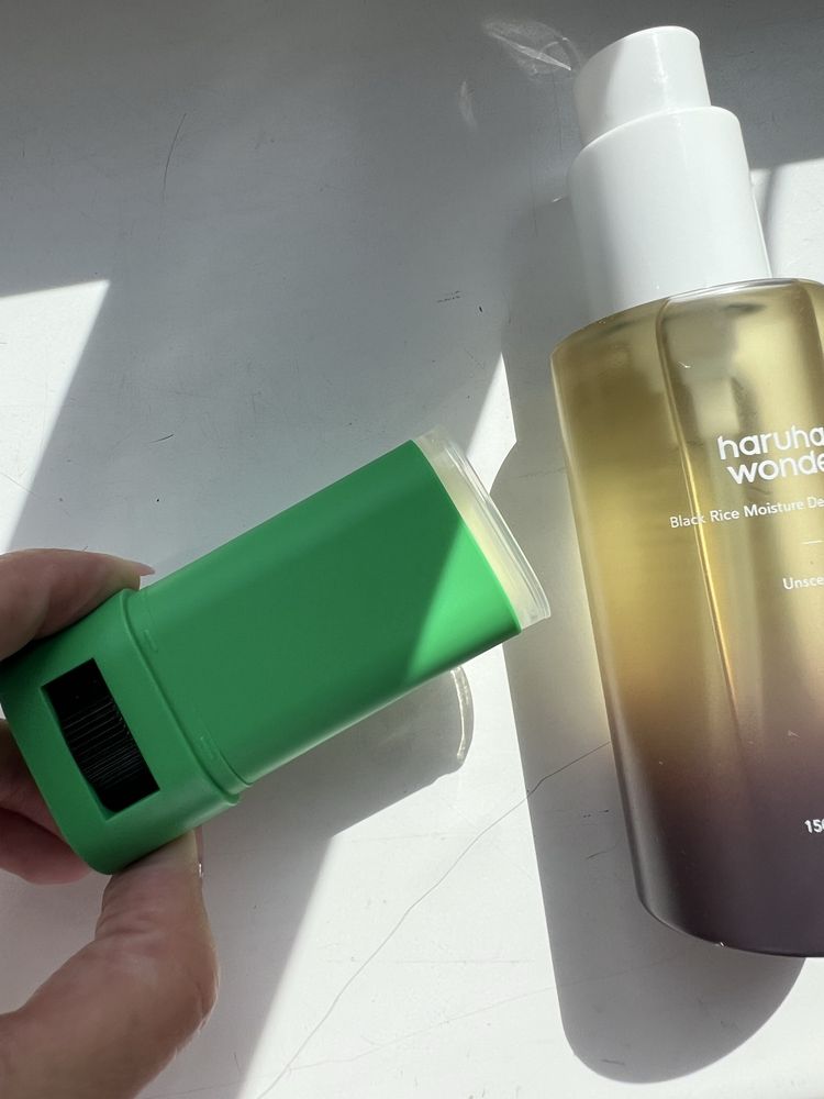 Koreańskie Haruharu wonder olejek i krem SPF 50+