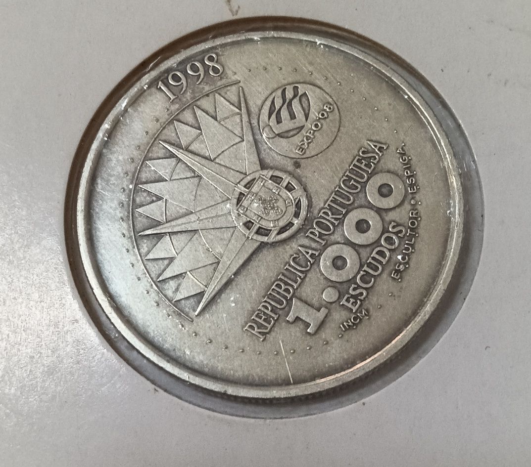 Moedas em Prata comemorativass