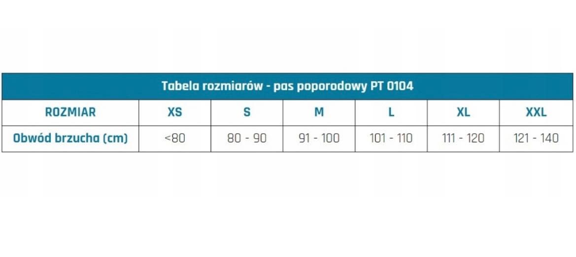 Pas poporodowy beżowy r. XS