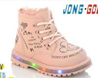 Деми ботинки на девочку пудра беж Р. 22 23 24 25 26 27 Jong Golf led