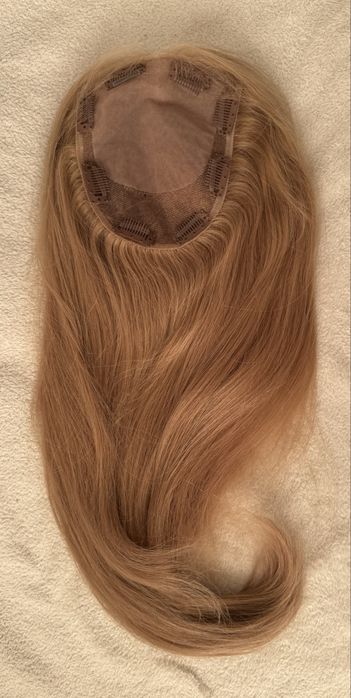 Peruka topper jakość premium. Śliczny blond. Włosy naturalne.