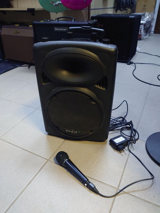 Kolumna aktywna + mikrofon - Zestaw Ibiza