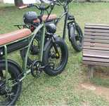 Bicicleta eletrica 2000w 20.3aH 48v dois lugares travões disco