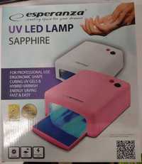 profesjonalna lampa UV do stylizacji utwardzania paznokci, biała, nowa