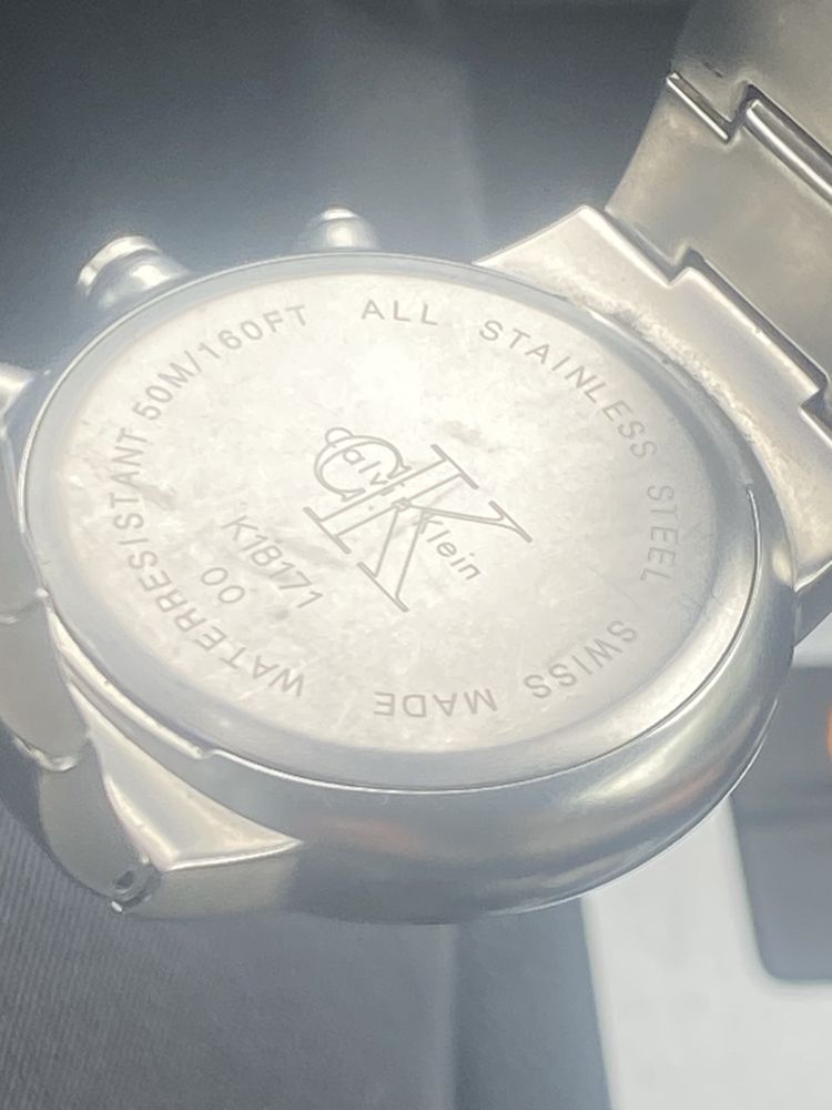 CK K18171 Calvin Klein Swiss Made zegarek chronograph ETA V8