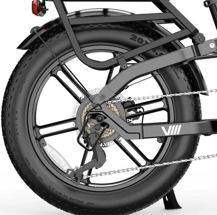 Rower elektryczny Ovivo V2 Pro - faktbike, składak, duży zasięg, kolor