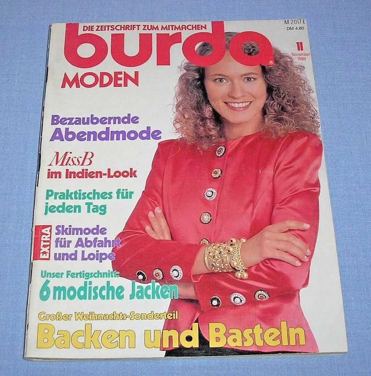 Burda Moden 11/1989 + wykroje Niemiecka