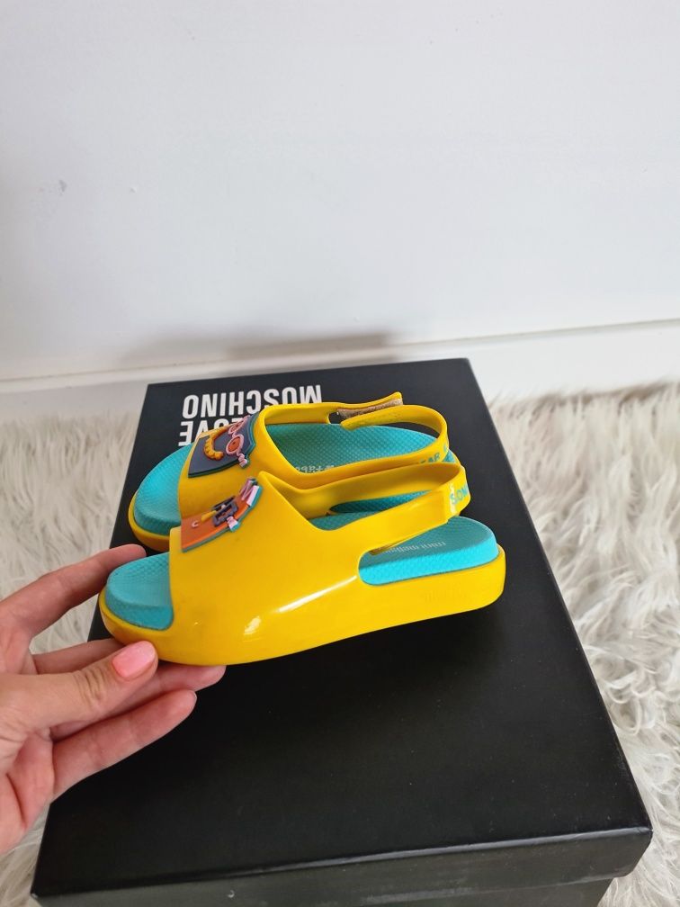 Mini Melissa Cloud Slide 25 26 16cm sandały klapki dziecięce meliski