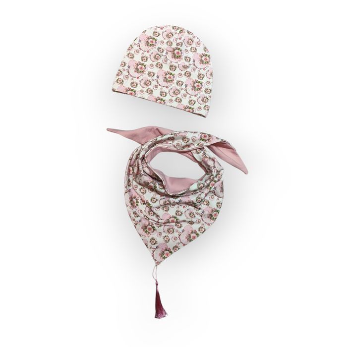 Komplet wiosenny dla dziewczynki czapka chusta nowy Myszka Minnie 52