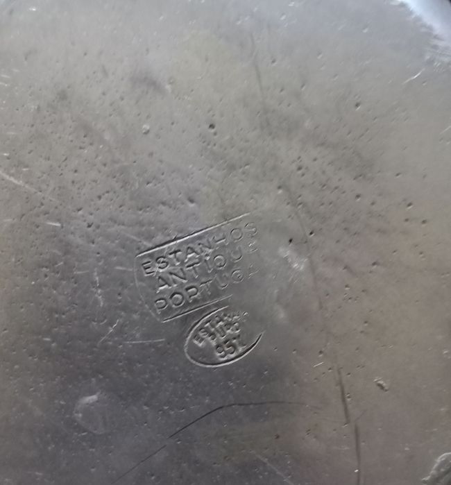 Jarra em estanho antigo de Portugal 95%