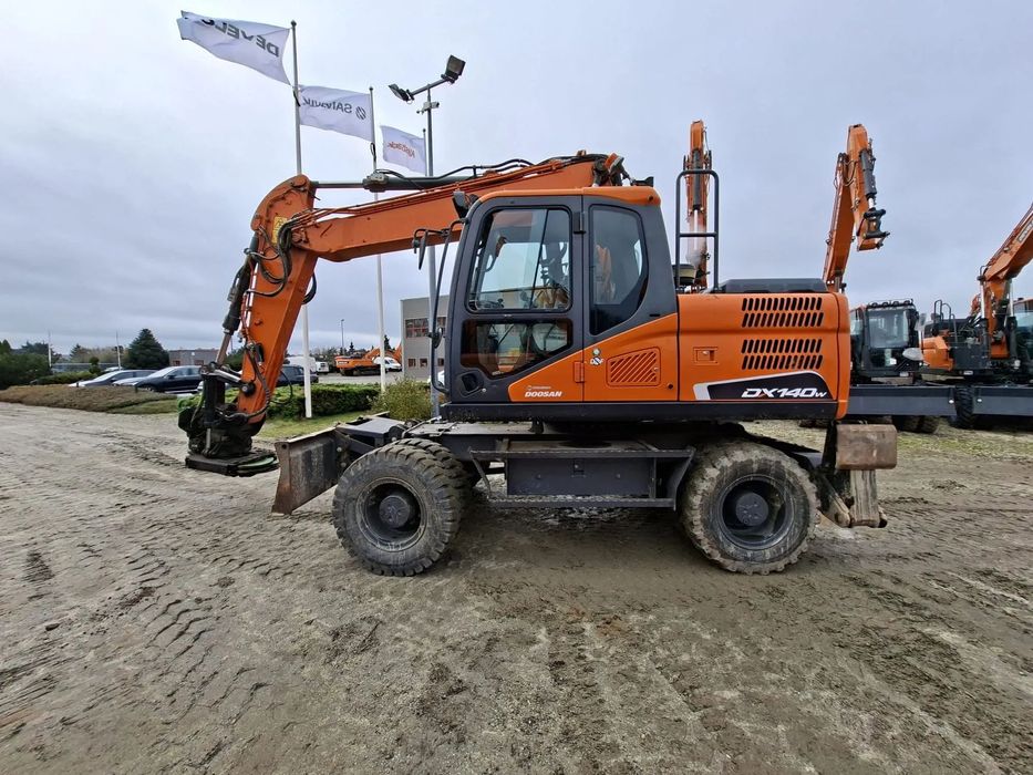 Doosan DX140W-5  GŁOWICA OBROTOWA X18 + 3 ŁYŻKI Centralne smarowanie od dealera Grausch