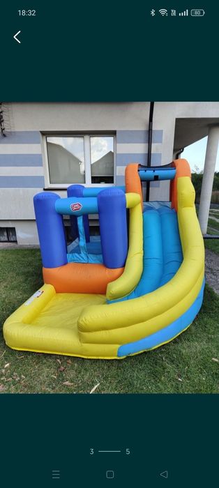 Dmuchaniec dla dzieci.mozliwosc podłaczenia wody do zjeżdżalni