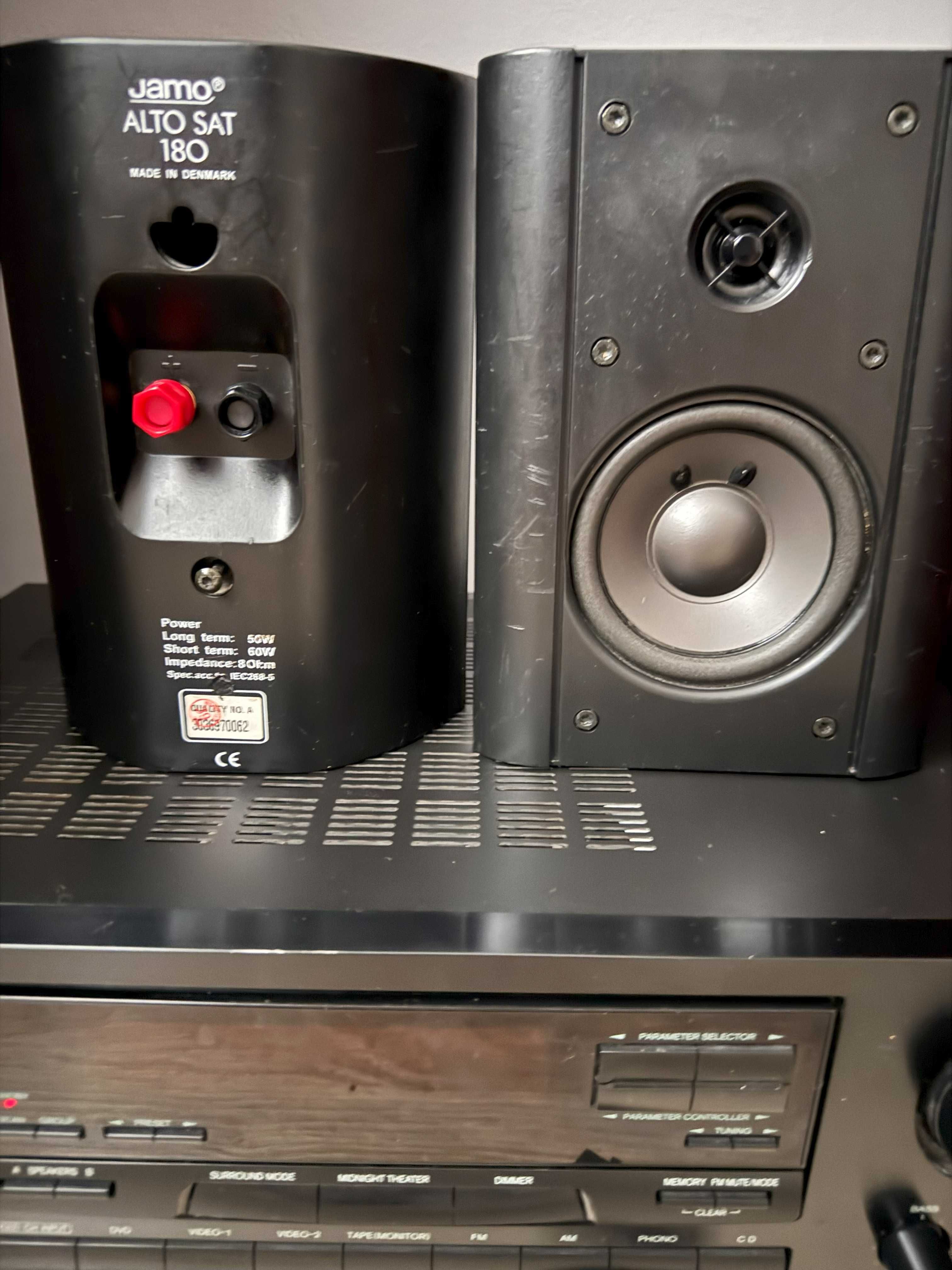 Amplituner ONKYO i zestaw golśników JAMO plus SUBUFER JAMO