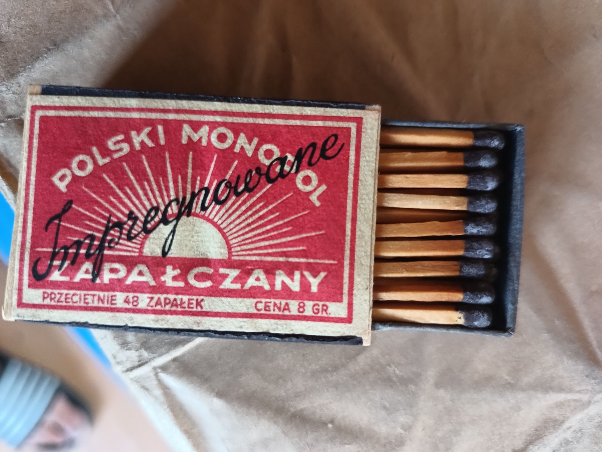 Stare polskie przedwojenne zapałki