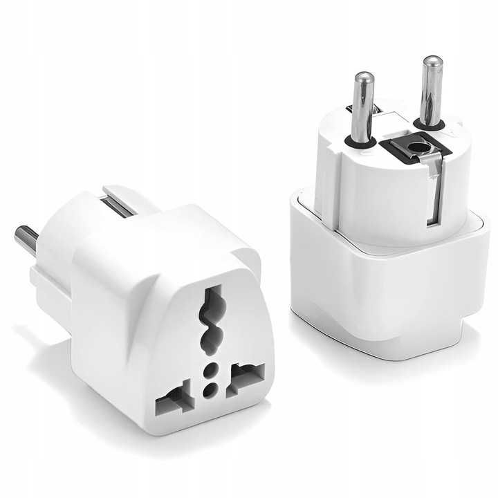 PRZEJŚCIÓWKA ANGIELSKA Adapter UK PL Wtyczka Wtyk Gniazdo 250V 10A