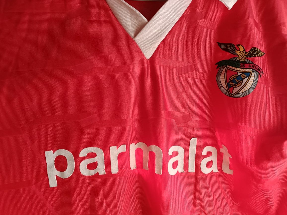 Camisa Benfica época 95/96 com oferta de caderneta