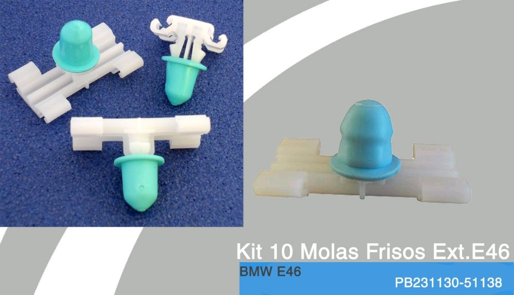 Kit 10molas Frisos Portas BMW E46 NOVAS