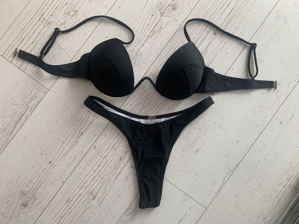 Bikini usztywniane czarne S