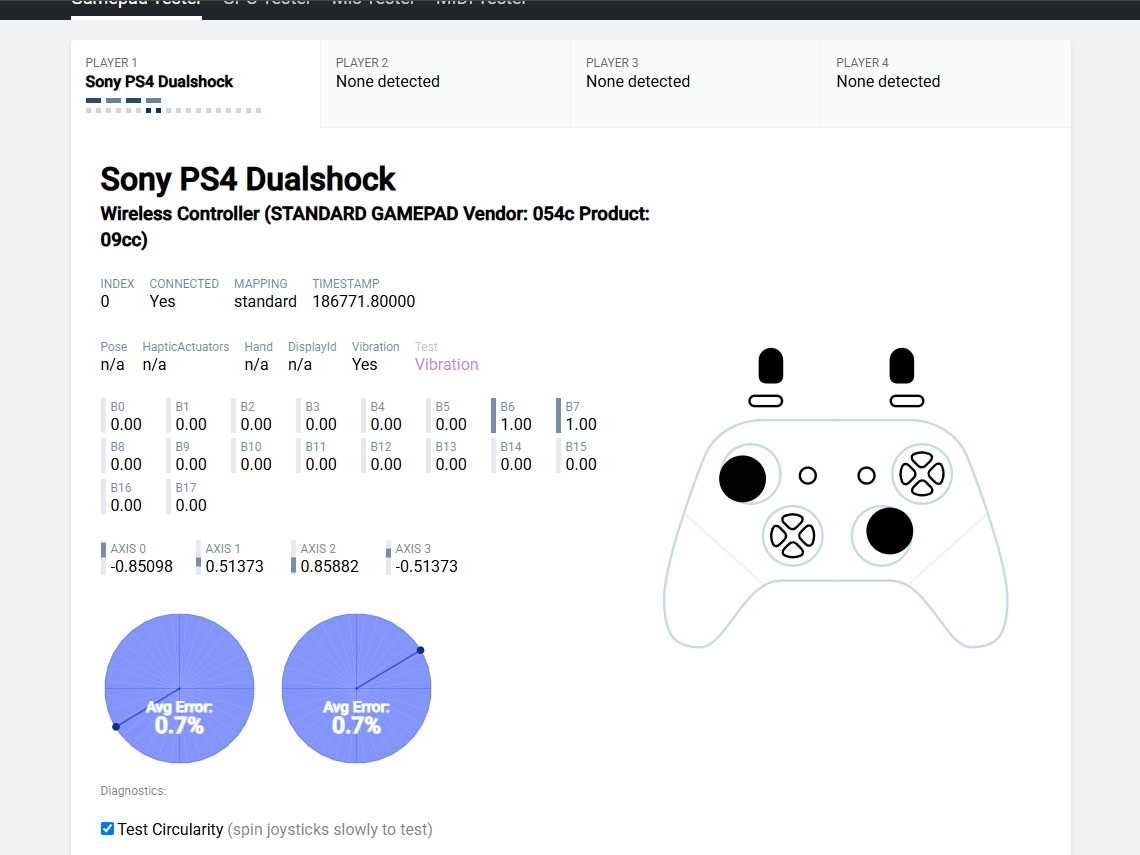 Геймпад для Playstation 4 Data Frog, джойстик PS4, DualShock 4, White