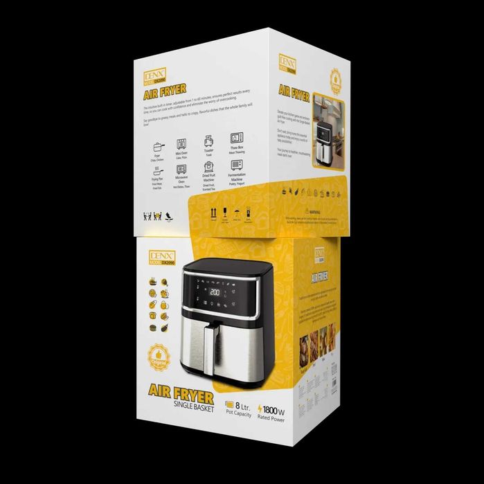 Мультипічка сенсорна DENX DX2090 (8л) Пічка електрична Денкс для кухні