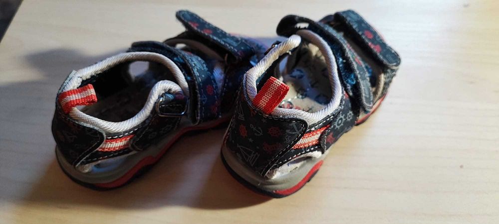 Sandália Beppi Menino Vermelho/Azul