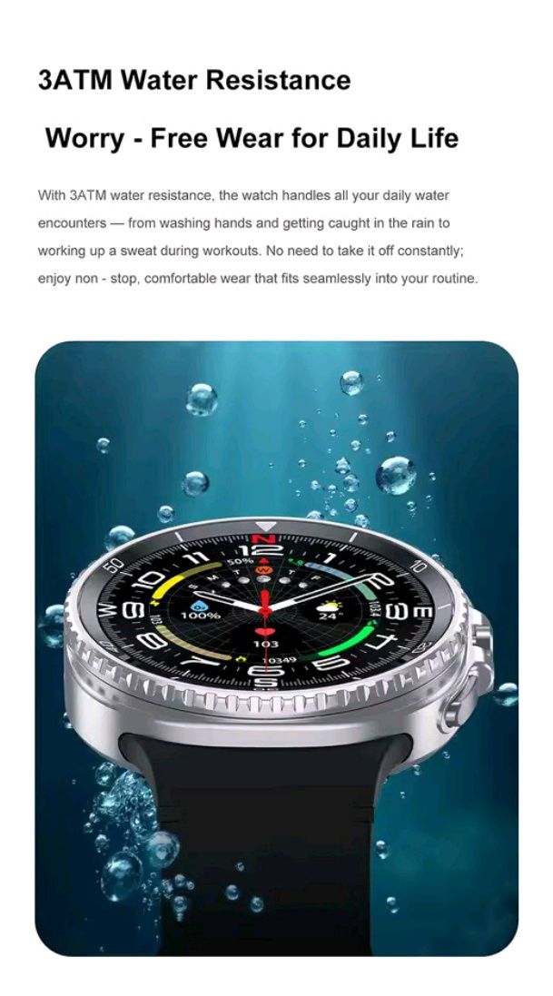 Смарт часы  Watch 7 Ultra. GPS, NFC,3D меню, амолед дисплей,компас.