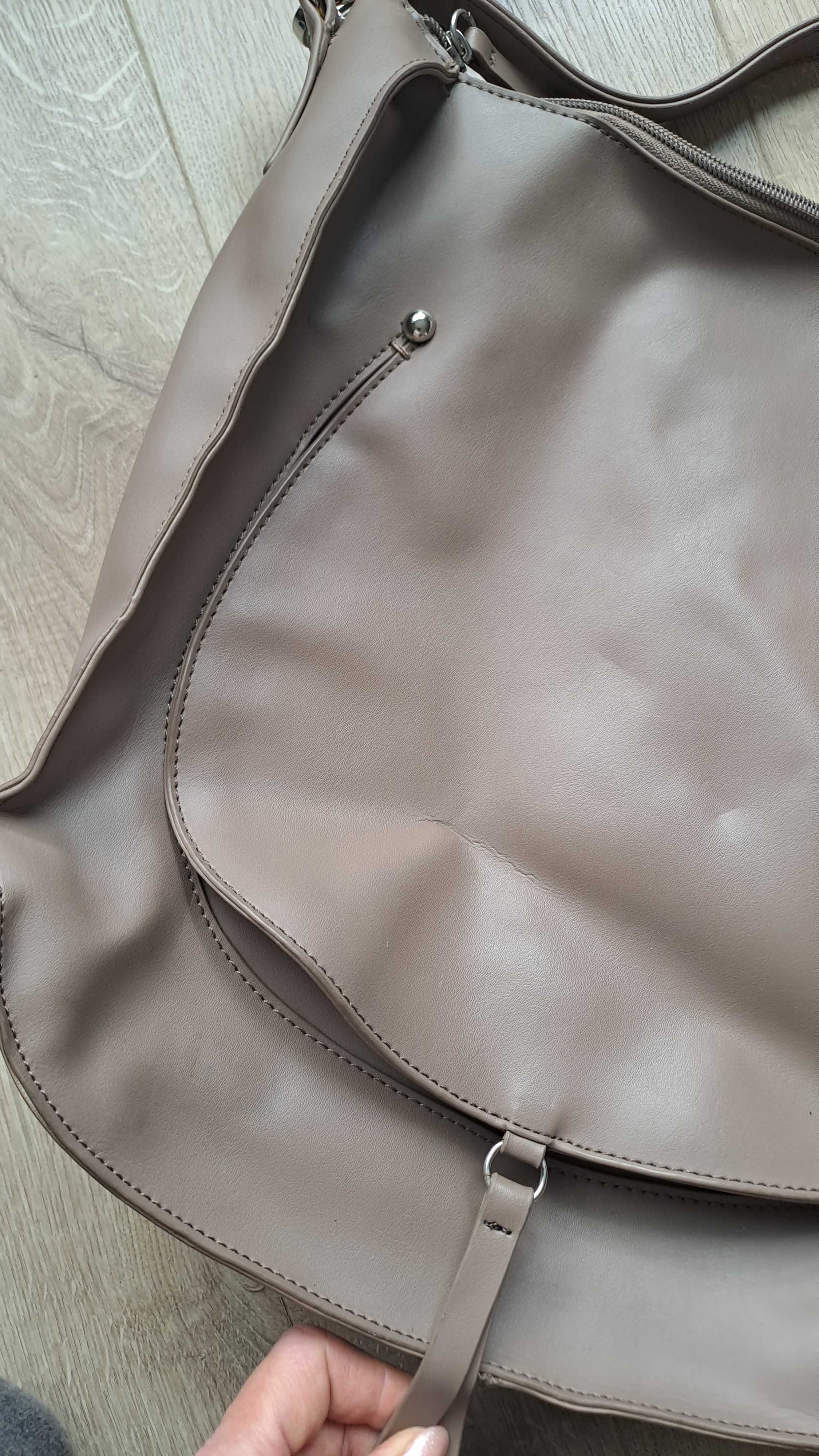 Torba torebka taupe reserved brązowa