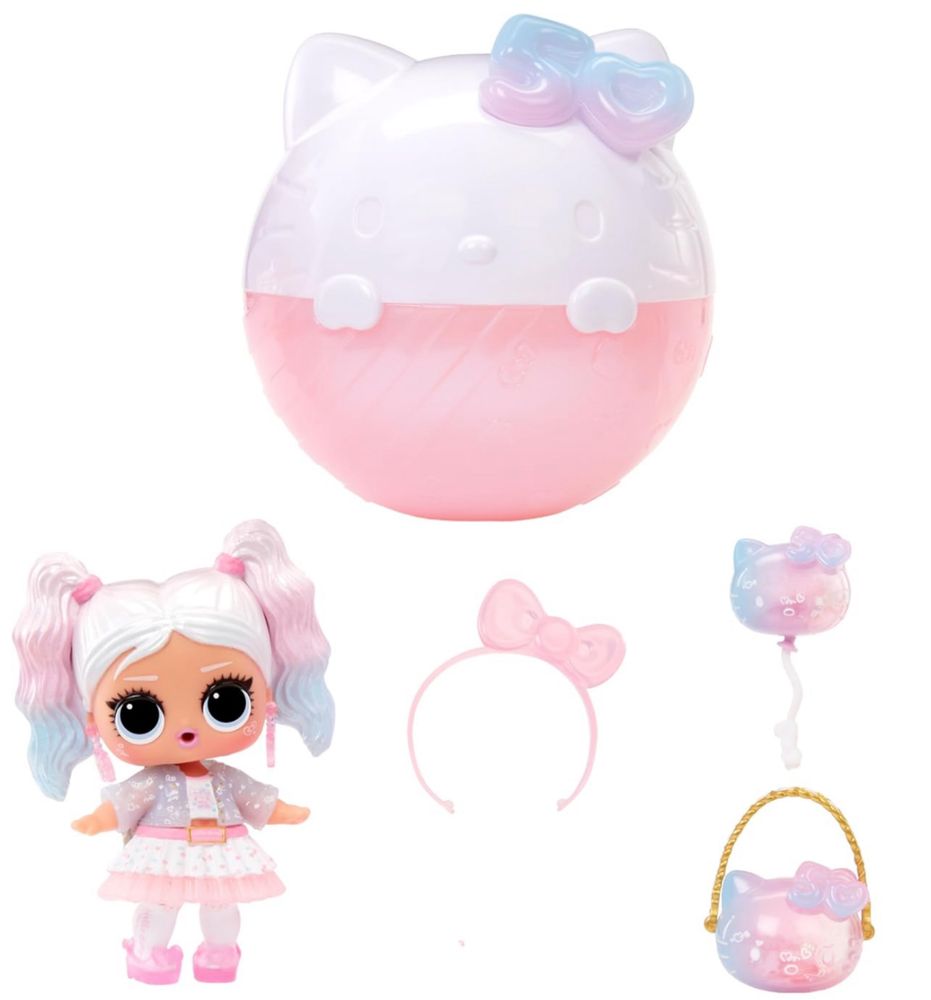 Кулька LOL. Лялька серії 'Loves Hello Kitty, шар Лол Хелоу Кітті кити