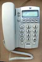 Телефон нерабочий белый стационарный настольный