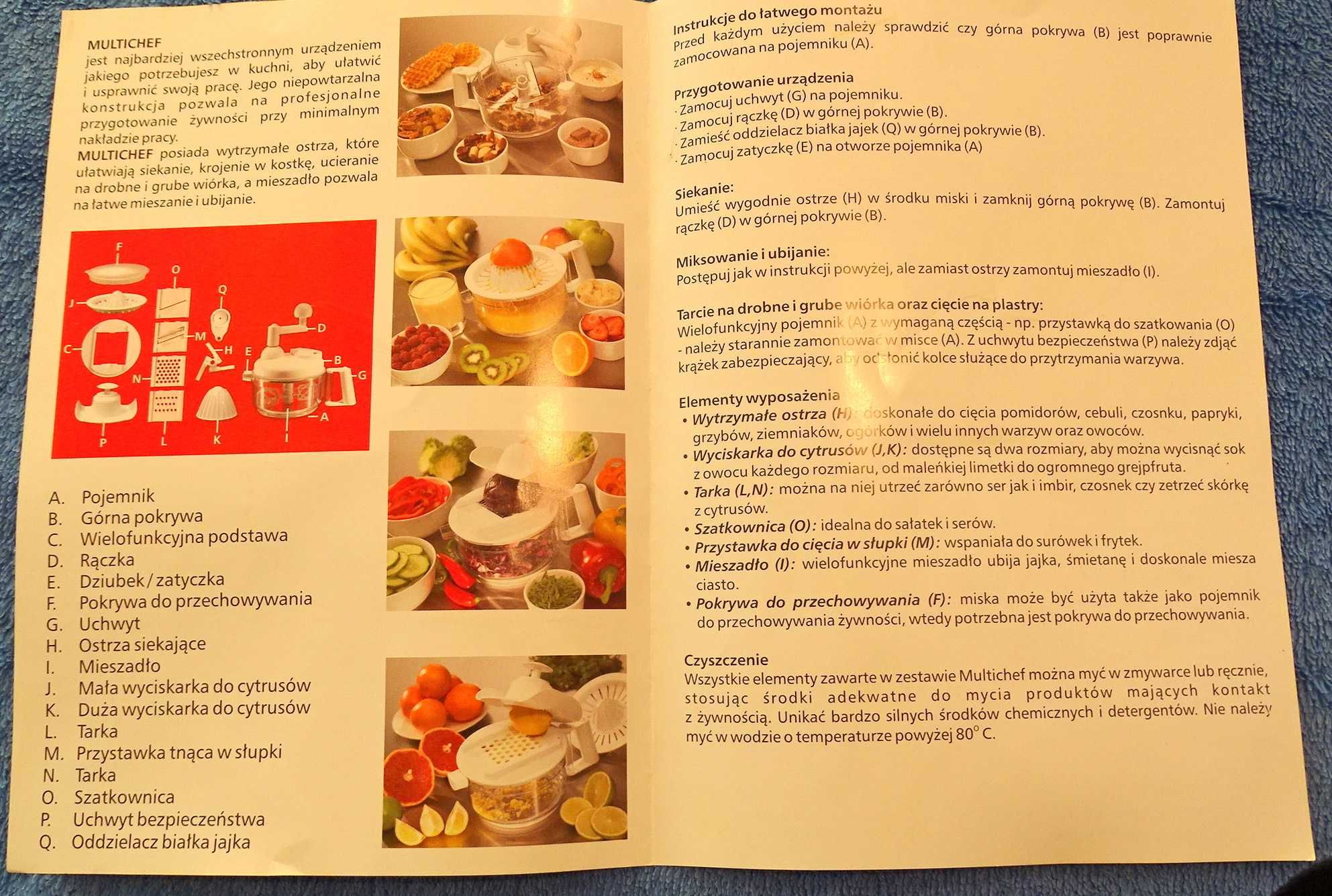 Ekspresowy mikser ręczny Multichef
