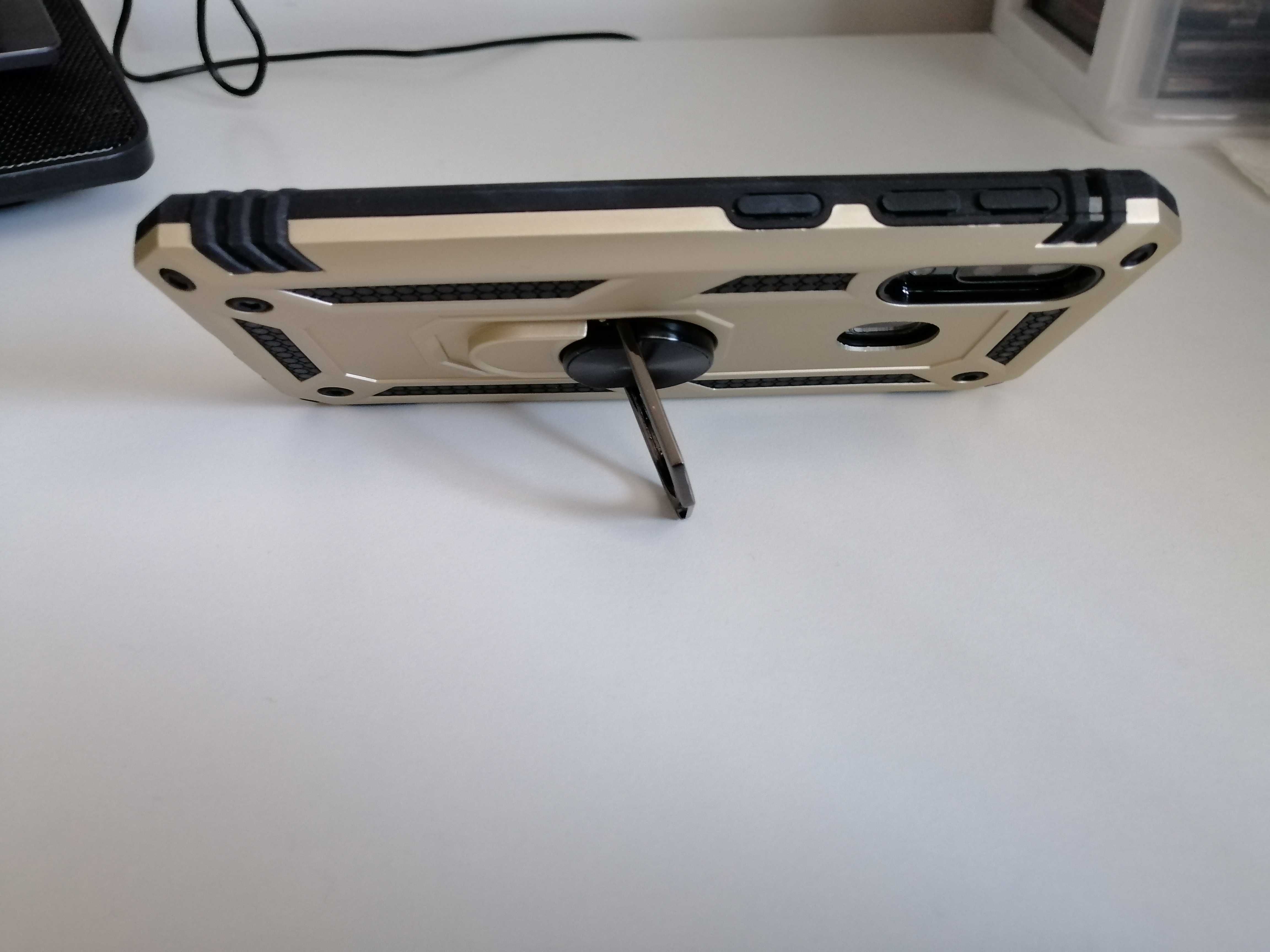 Rezerwacja Czarne Pancerne Etui dla Redmi Note 10 / Redmi Note 10S
