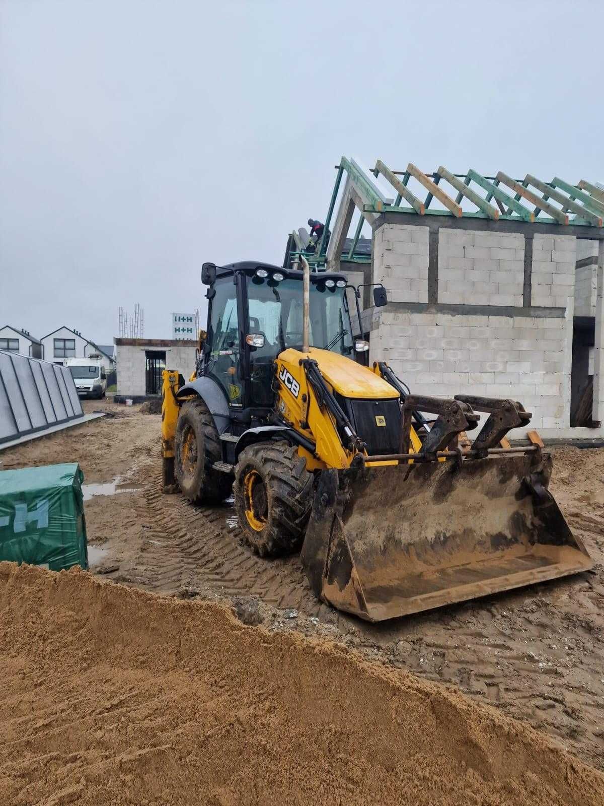 KOPARKO-ŁADOWARKA JCB 3CX + MŁOT - z doświadczonym operatorem