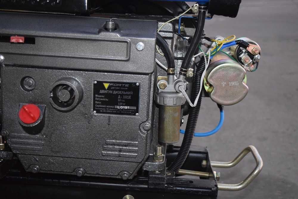 Мотоблок FORTE МД-101E LUX (10 к.с.) електростартер! дизель!