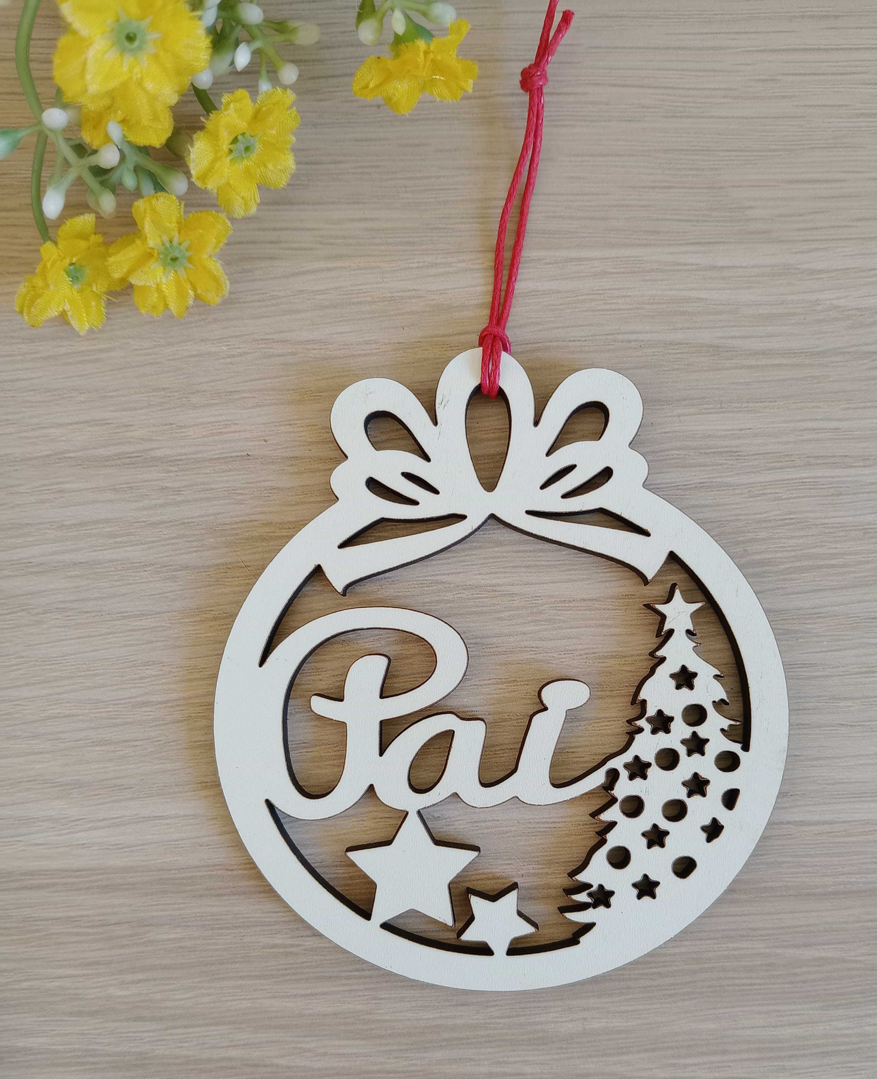 Bolas de natal  em mdf