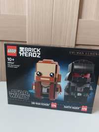 LEGO 40547 BrickHeadz - Obi-Wan Kenobi i Darth Vader