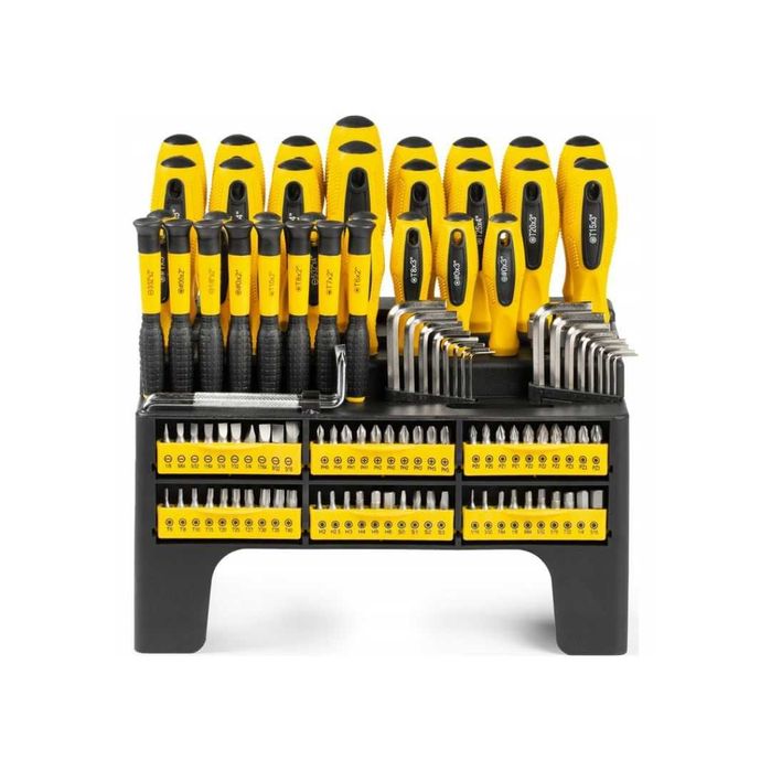 Nowy Zestaw Śrubokrętów Bitów Fieldmann FDS Elementów Imbusy Torxy