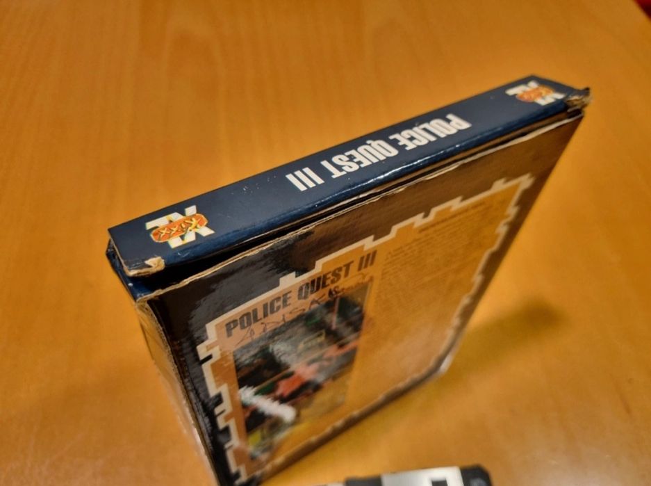Police Quest 3 jogo PC Big Box computador IBM vintage antigo