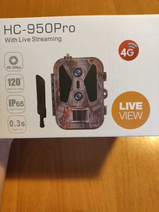 Фотоловушка Suntek HC-950 Pro Li 4K Камера 120MP 4G Акумулятор 8000mAh