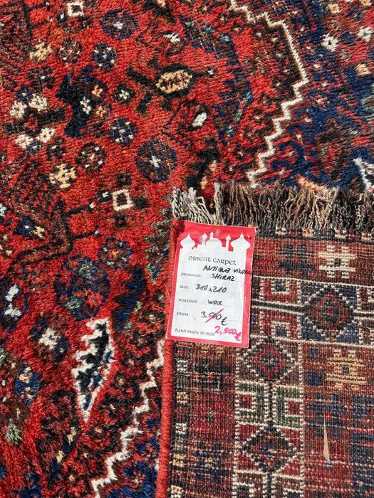 Dywan Perski Vintage Ręcznie Tkany Iran Shiraz 310x210 galeria 14 tys