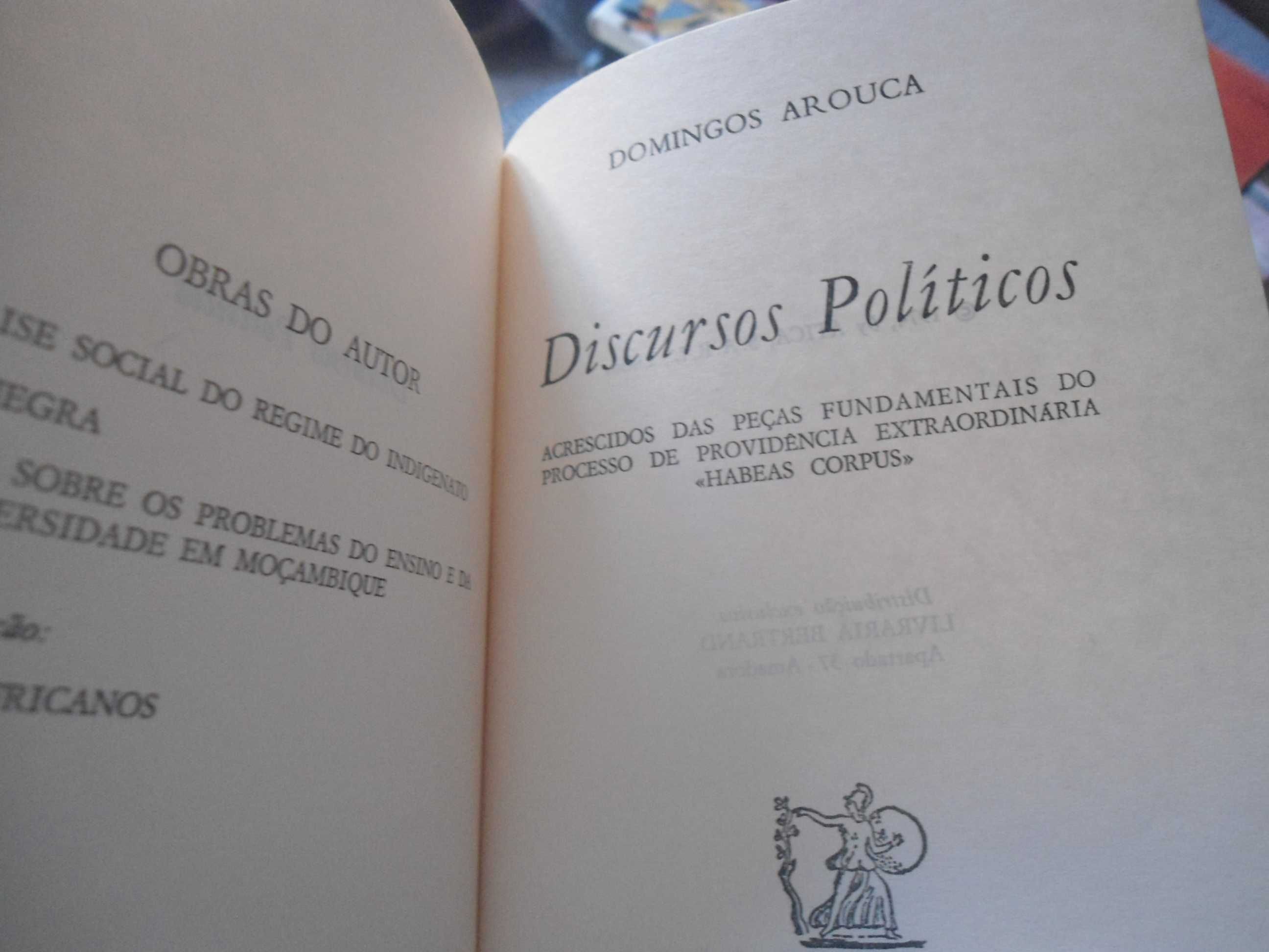 Discursos Políticos por Domingos Arouca (1974)