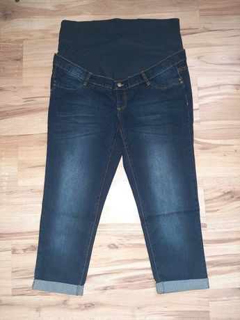 Bonprix cygaretki jeansowe ciążowe 46