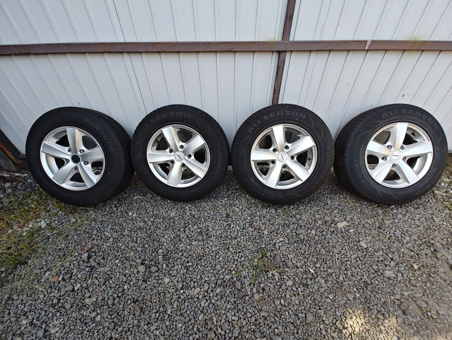 Alufelgi + opony Kia Sorento I gen, 5×139,7 r16 Wielosezonowe