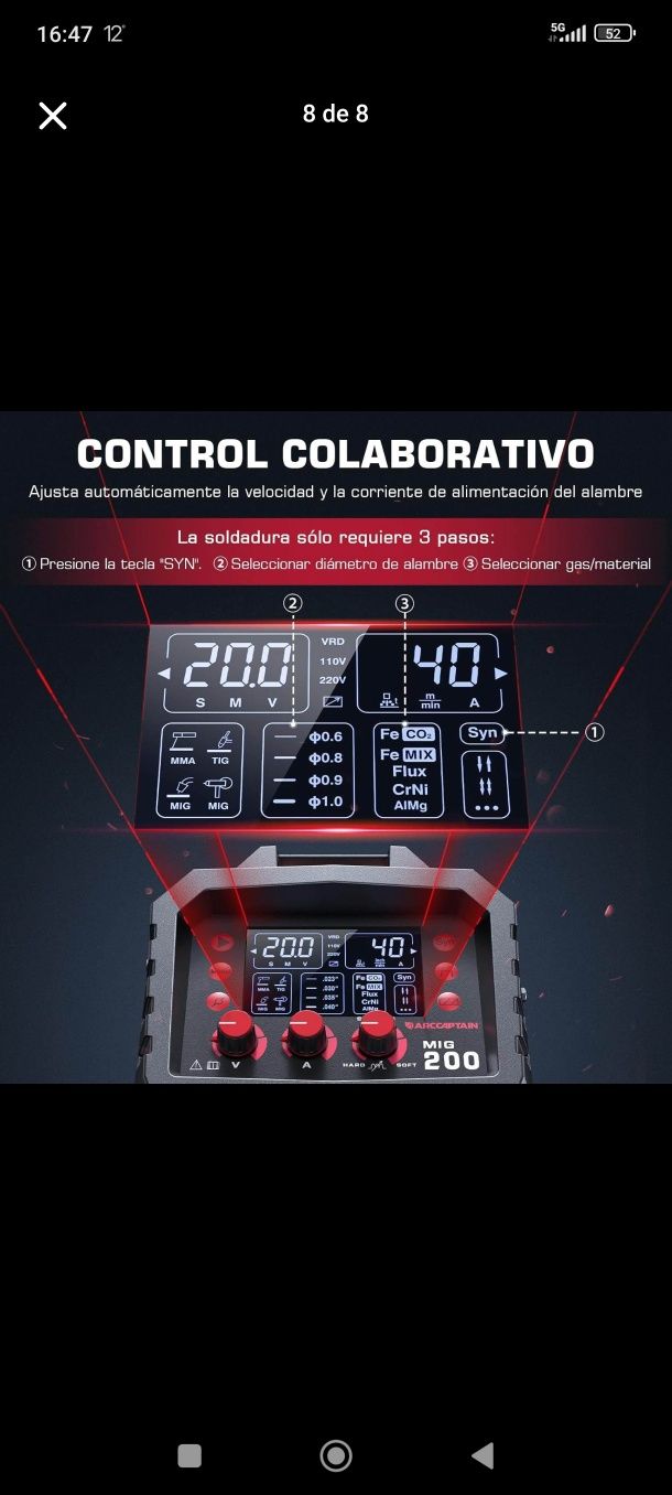 Vendo máquina de soldar 6 em 1 multiprocesso