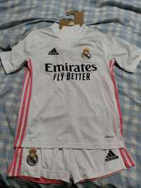 Equipamento de futebol Real Madrid