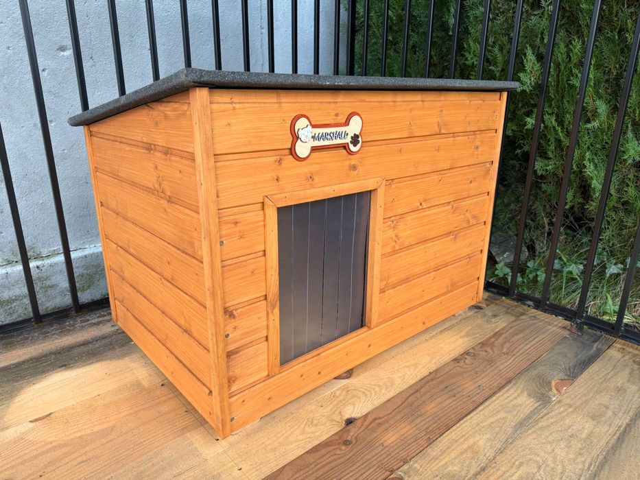 Buda dla psa ocieplona