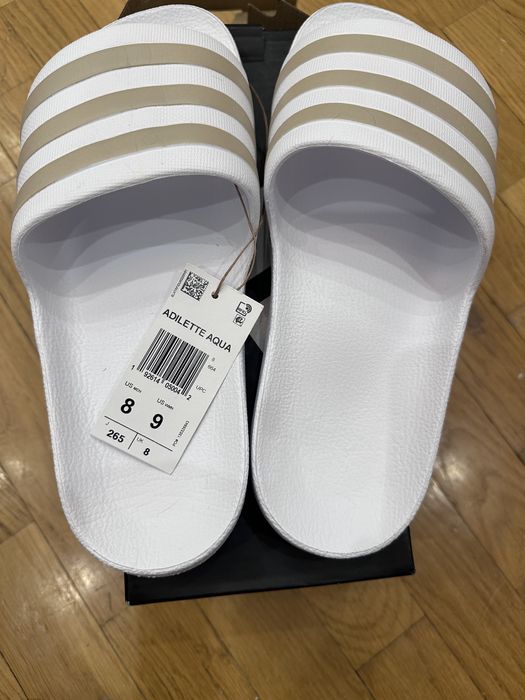 Нові шльопанці слайси Adidas adilete aqua 26,5 см 40-41 розмір