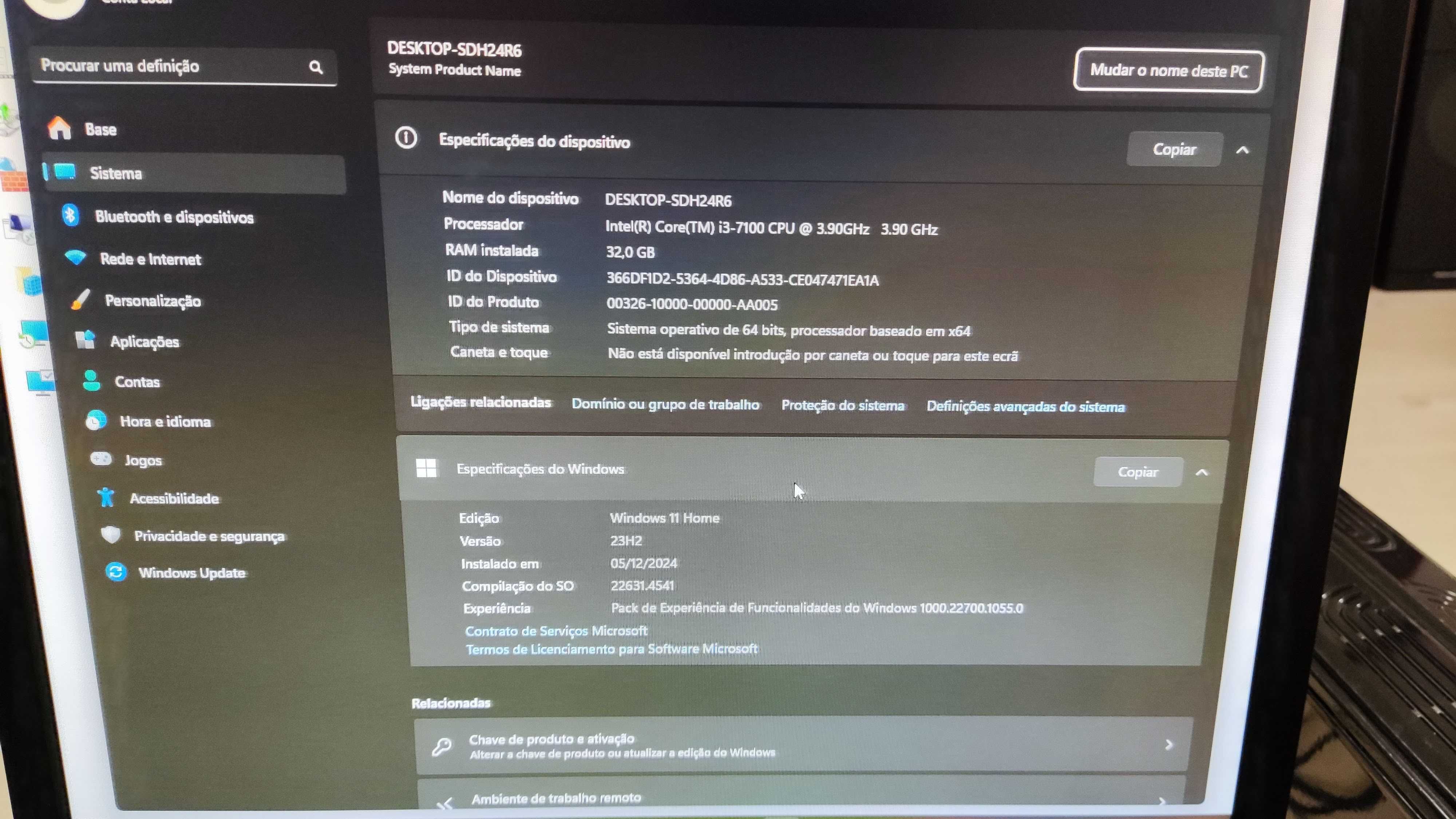 Torre Desktop I3 7ª Geração - 32GB RAM - Nvidia GT 1030 2GB