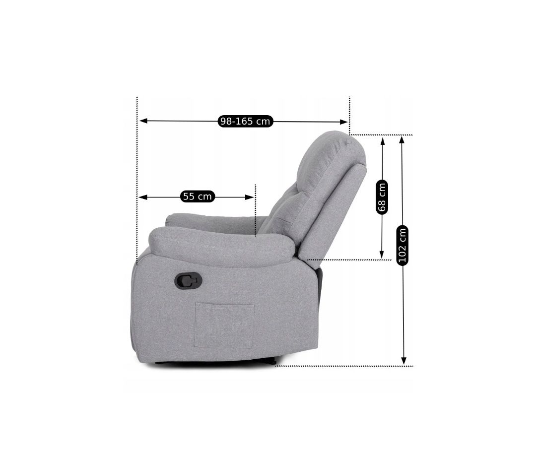 масажне крісло Mebel Elit INTER крісло реклайнер для педікюра