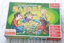 MATEMATYCZNE SAFARI gra planszowa + nauka liczenia dla przedszkolaka